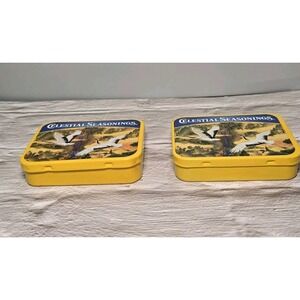 Celestial Mini Herbal Tea Celestial Set Of Two Vintage Yellow